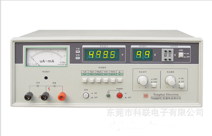 同惠TH2687C电解电容漏电流测试仪 测试电压650V 电流30mA